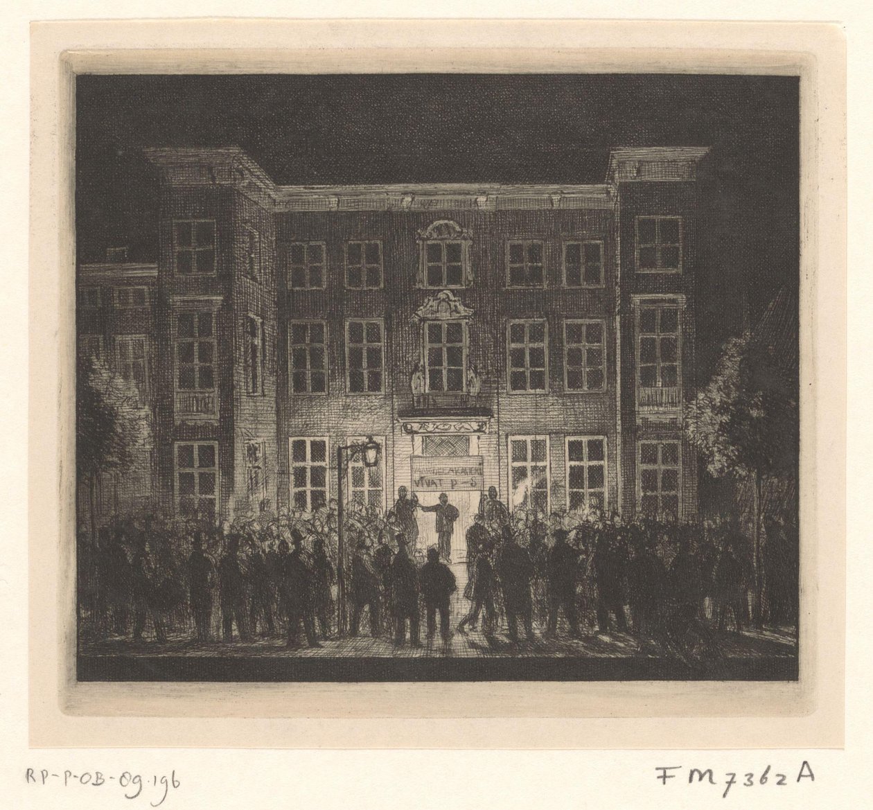 Pogrzeb Akademii Delft, 30 czerwca 1864 r. autorstwa Cornelis van der Griendt