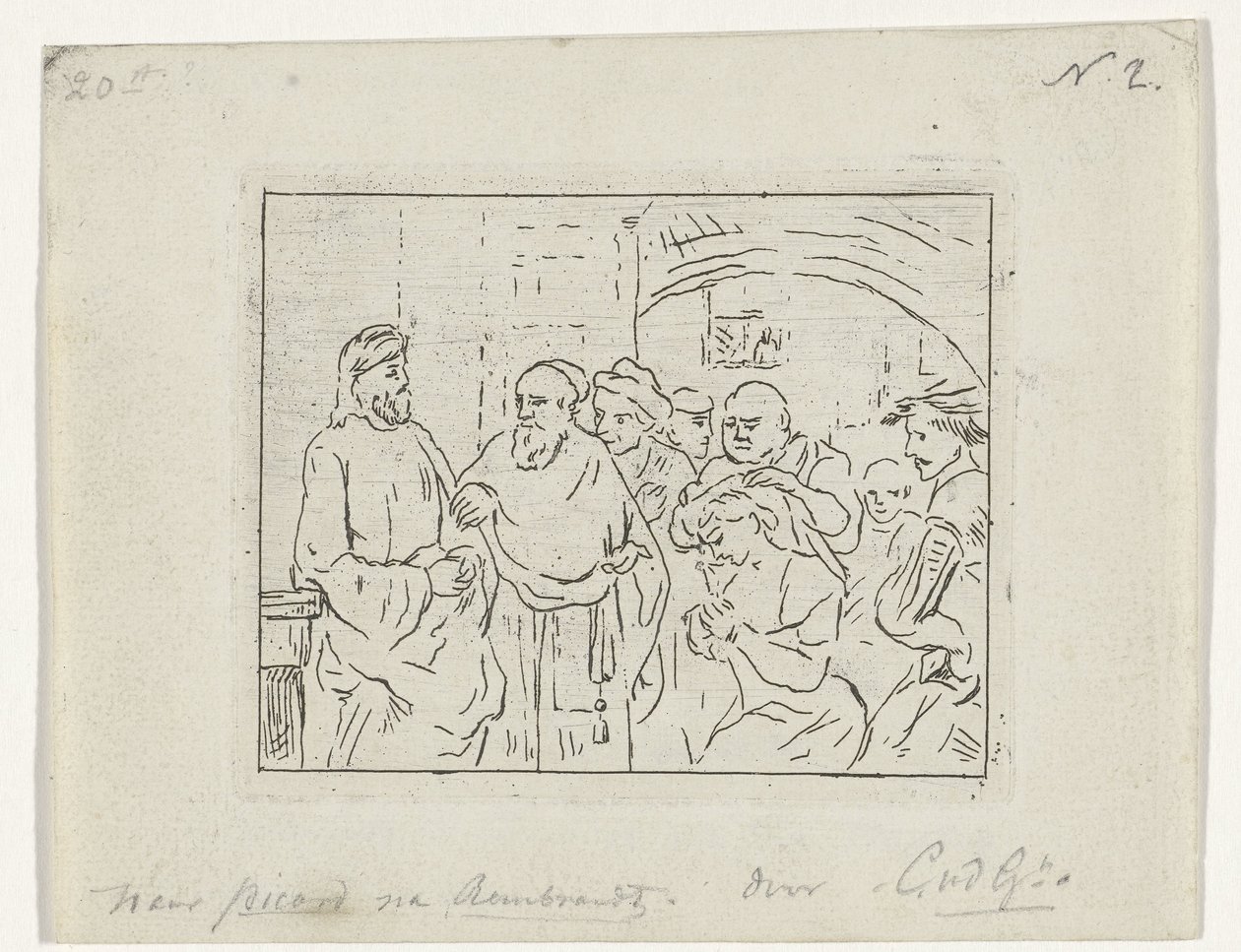 Chrystus i niewiasta przyłapana na cudzołóstwie” autorstwa Cornelis van der Griendt