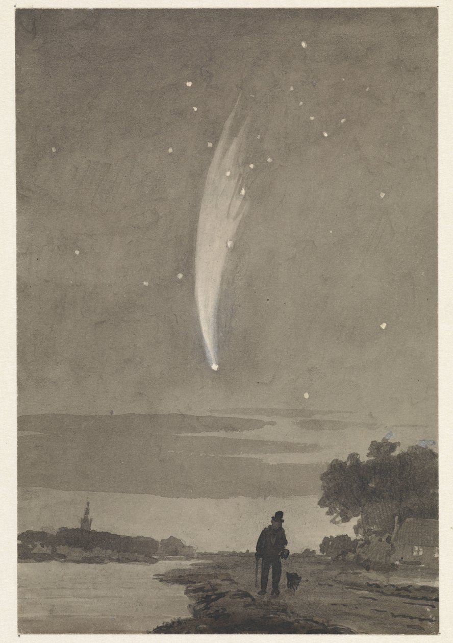 Kometa Donatiego, 10 października 1858 autorstwa Cornelis van der Griendt