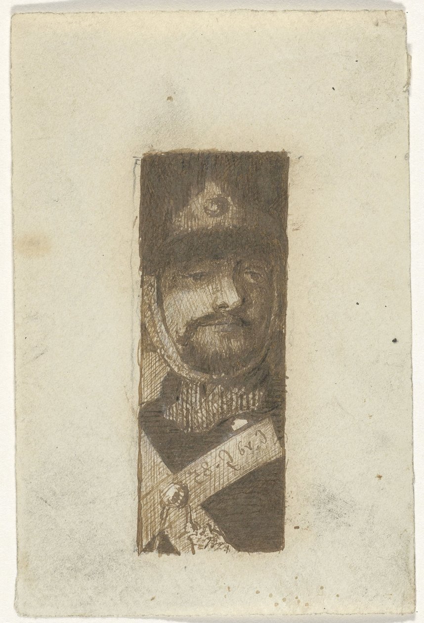 Portret żołnierza autorstwa Cornelis van der Griendt