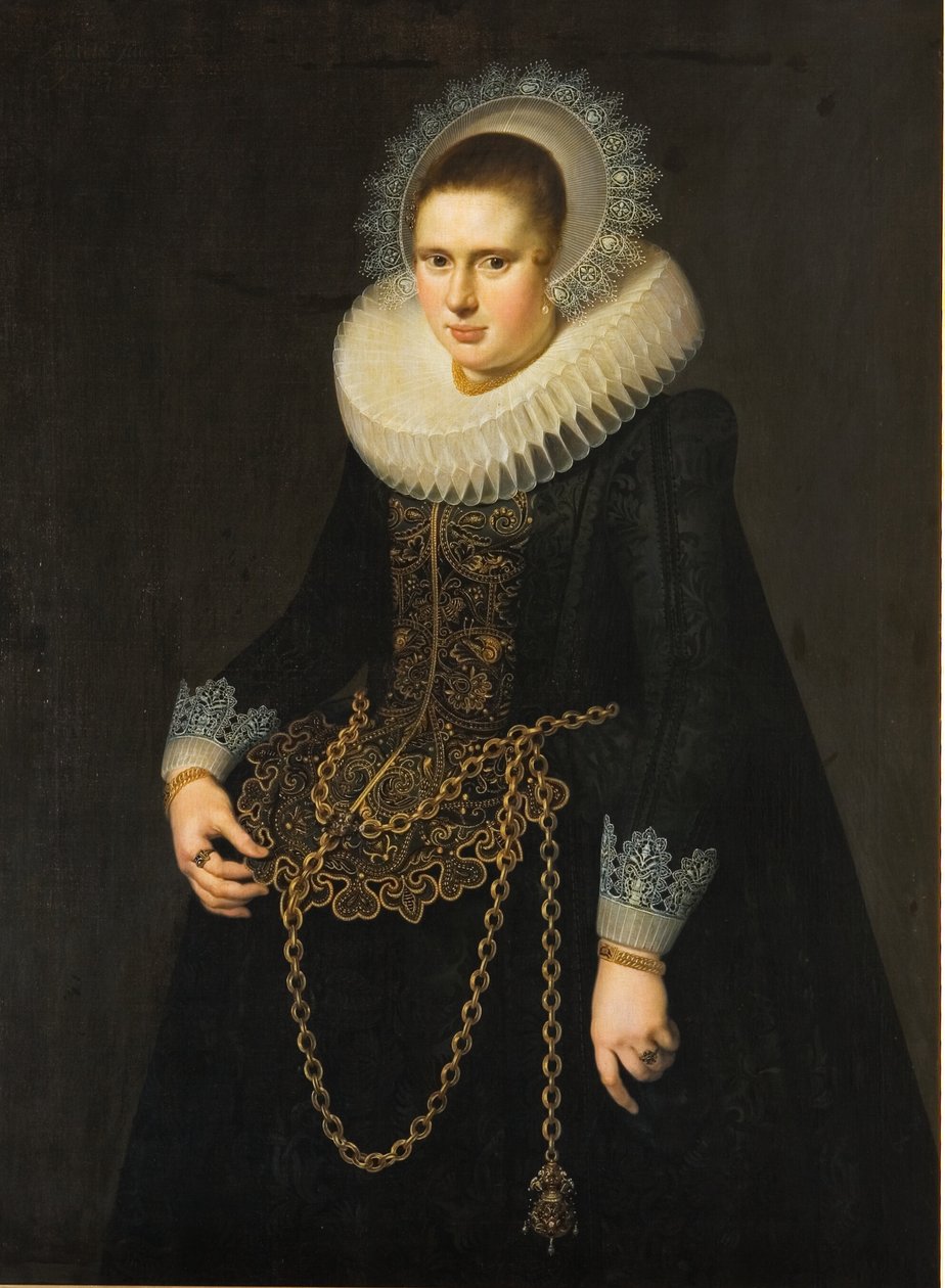 Portret 22-letniej kobiety autorstwa Cornelis van der Voort