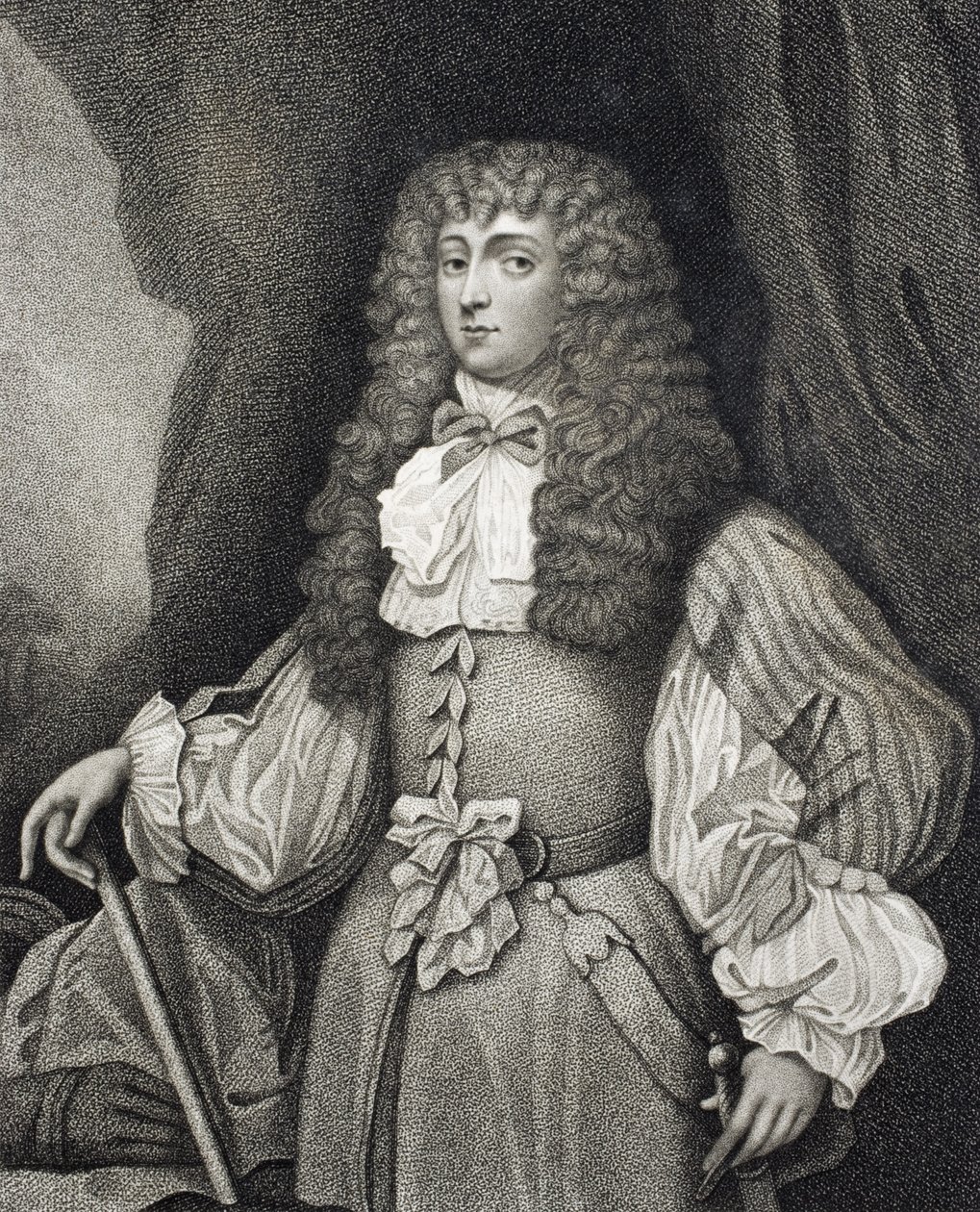 Frances Teresa Stewart, księżna Richmond i Lennox, rytowana przez Riversa, z „Iconographia Scotica, czyli portrety wybitnych osób ze Szkocji” Johna Pinkertona, opublikowanej w Londynie, 1797 (lit. autorstwa Cornelius I Johnson