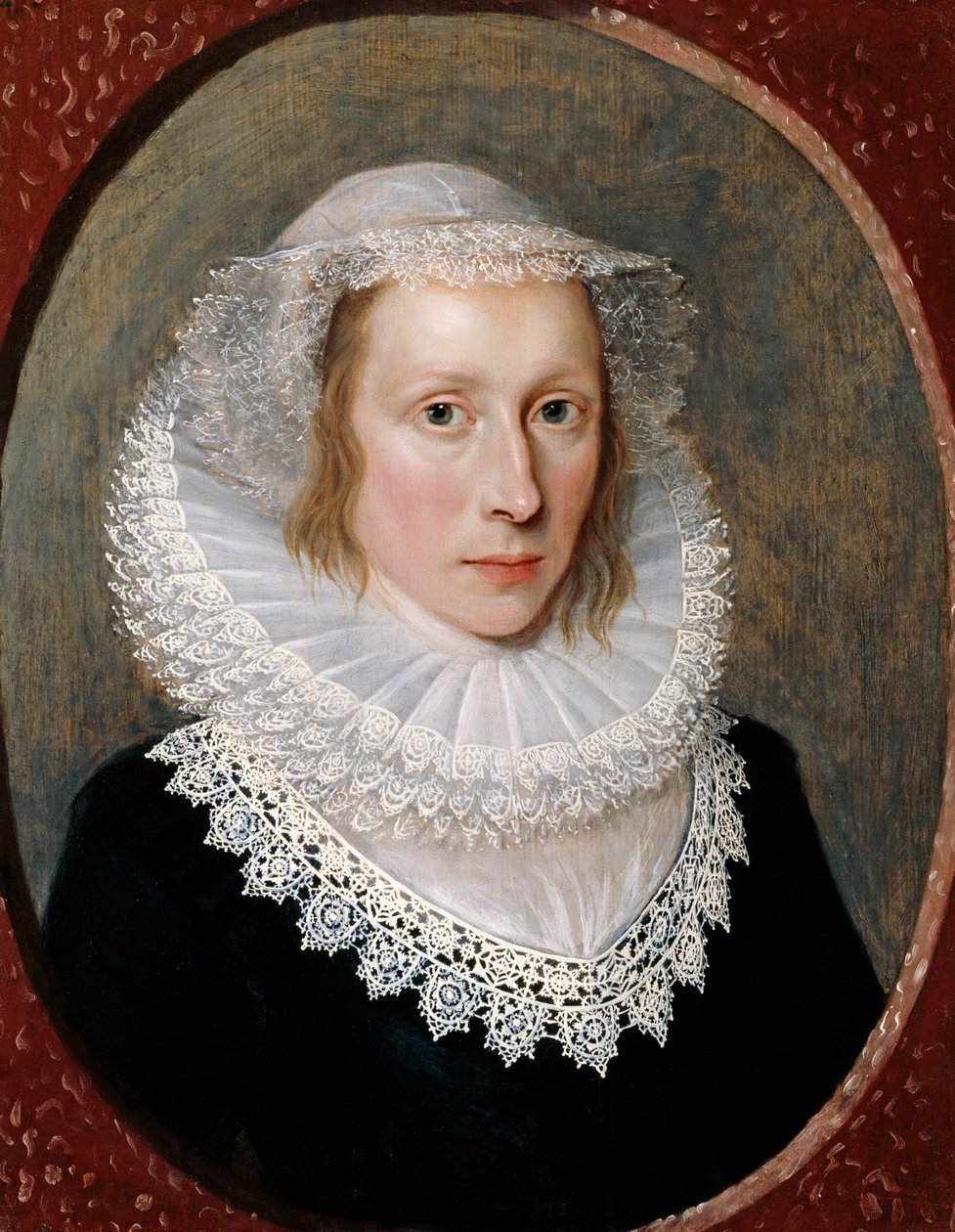 Portret damy, ok. 1620 r. autorstwa Cornelius Janssen van Ceulen