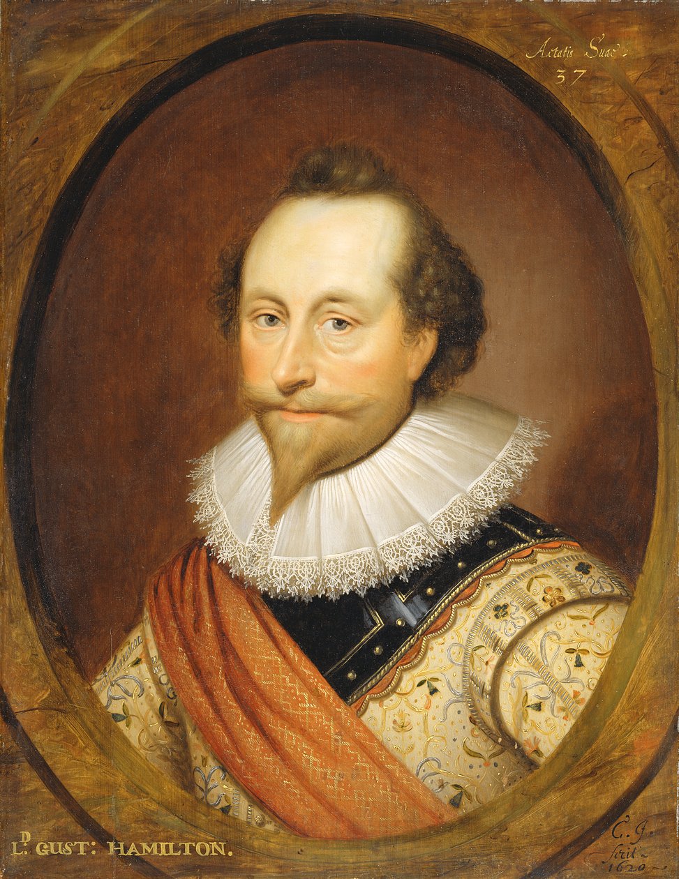 Świątynia Sir Aleksandra, 1620 autorstwa Cornelius Janssen van Ceulen