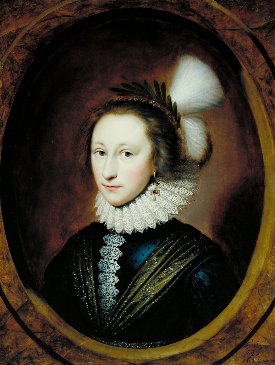 Portret Świątyni Zuzanny, później Lady Lister autorstwa Cornelius I Johnson