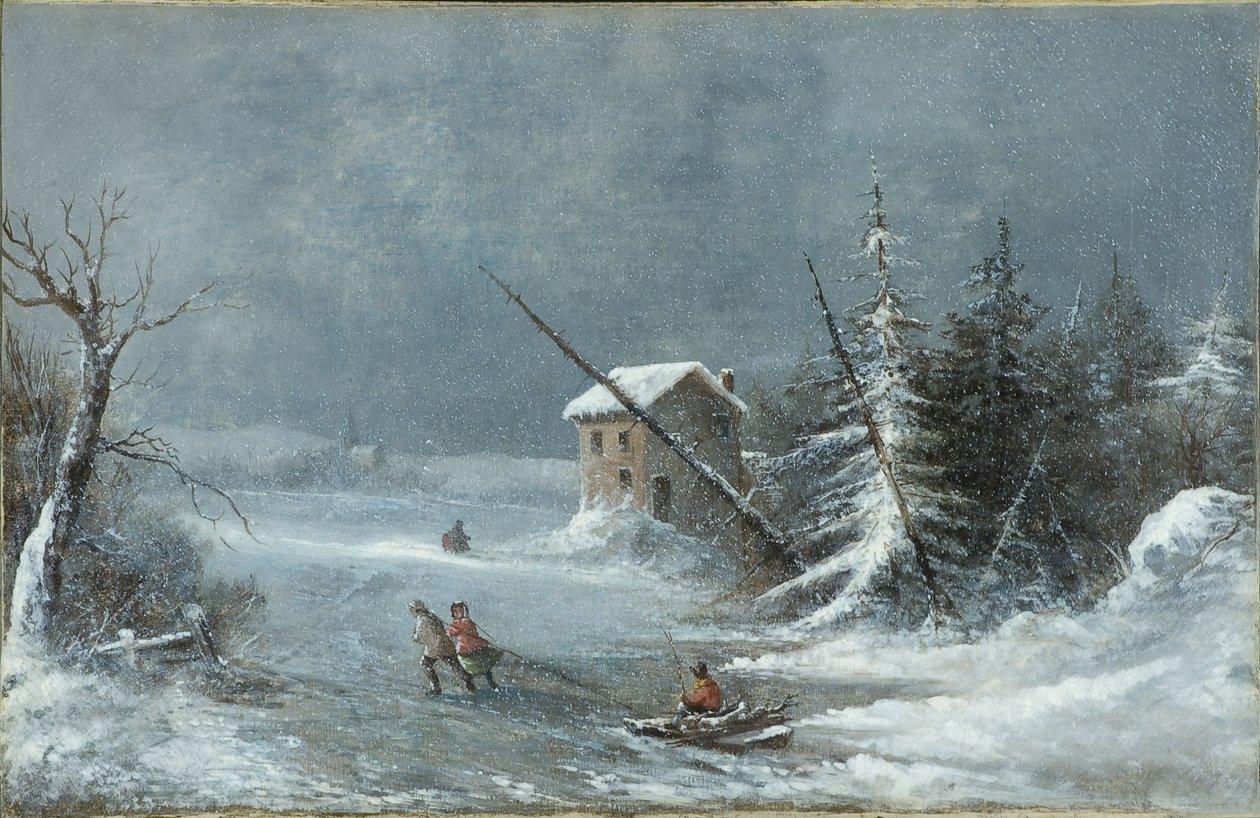 Zamieć autorstwa Cornelius Krieghoff
