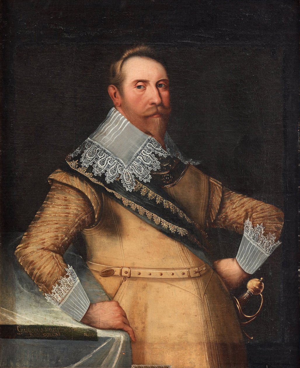 Gustaw Adolf Szwecji, 1625 autorstwa Cornelius Arendtz