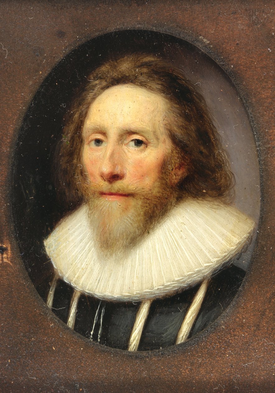 Pan w rozciętym czarnym dublecie, 1639 (wc na welinie) autorstwa Cornelius I Johnson