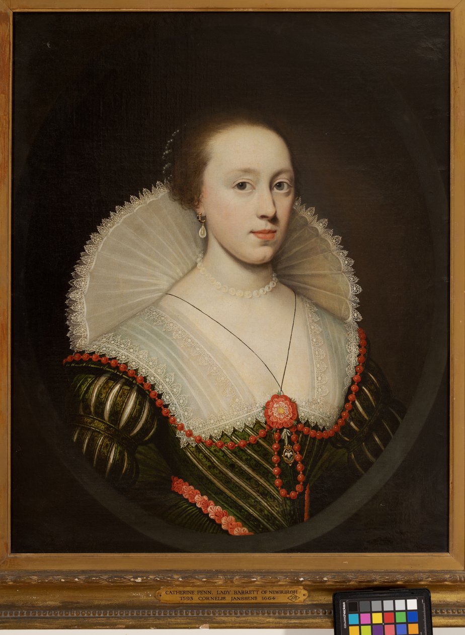 Catherine Fenn, Lady Barret z Newburgh (zm. 1674) autorstwa Cornelius I Johnson