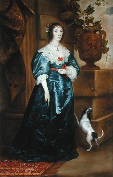Lady Gerard z Bromley (zm.1634) c.1633 (olej na płótnie) autorstwa Cornelius Janssen van Ceulen