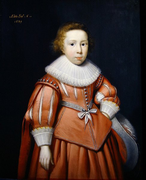 Portret młodego chłopca autorstwa Cornelius Janssen van Ceulen