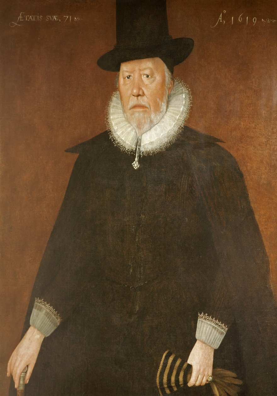 William Norwood, 1619 r autorstwa Cornelius Janssen van Ceulen