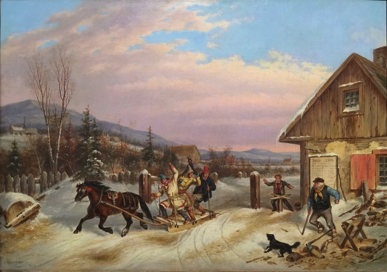 Wyłudzanie opłat drogowych autorstwa Cornelius Krieghoff