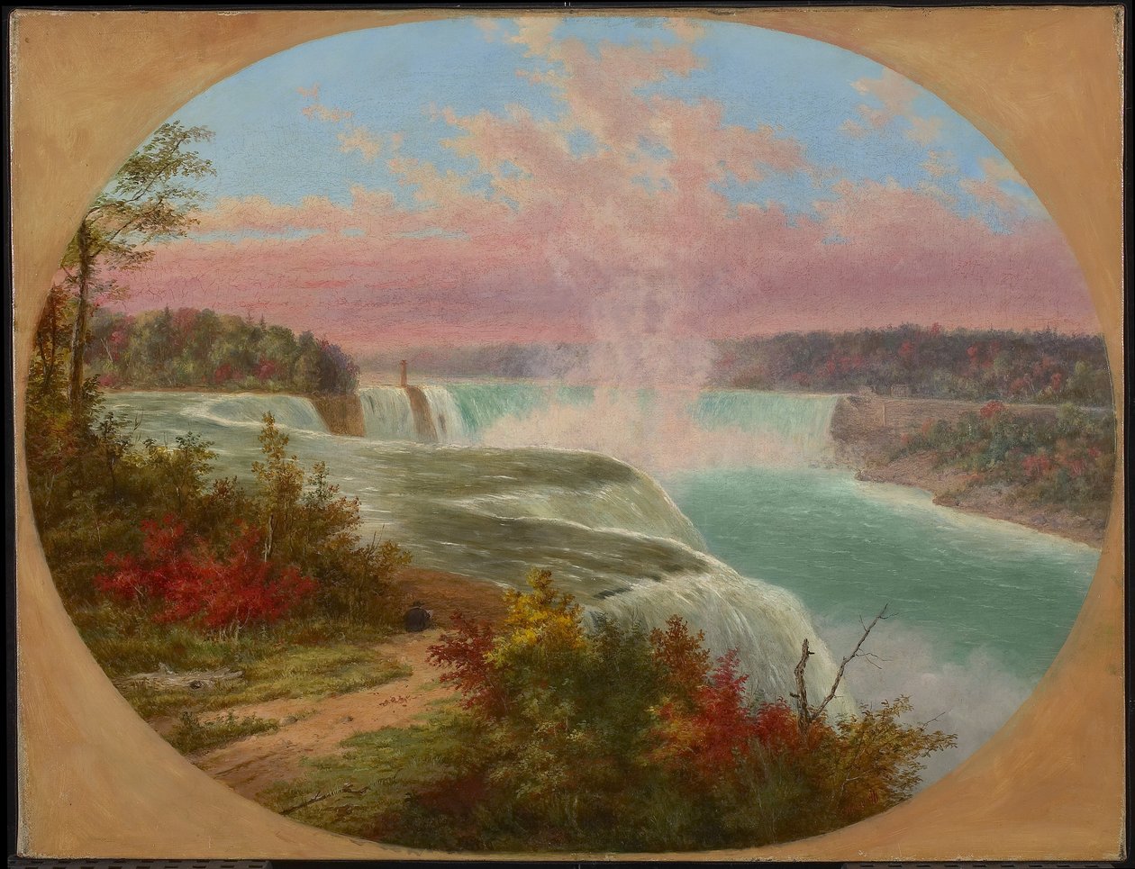 Artysta w Niagara autorstwa Cornelius Krieghoff