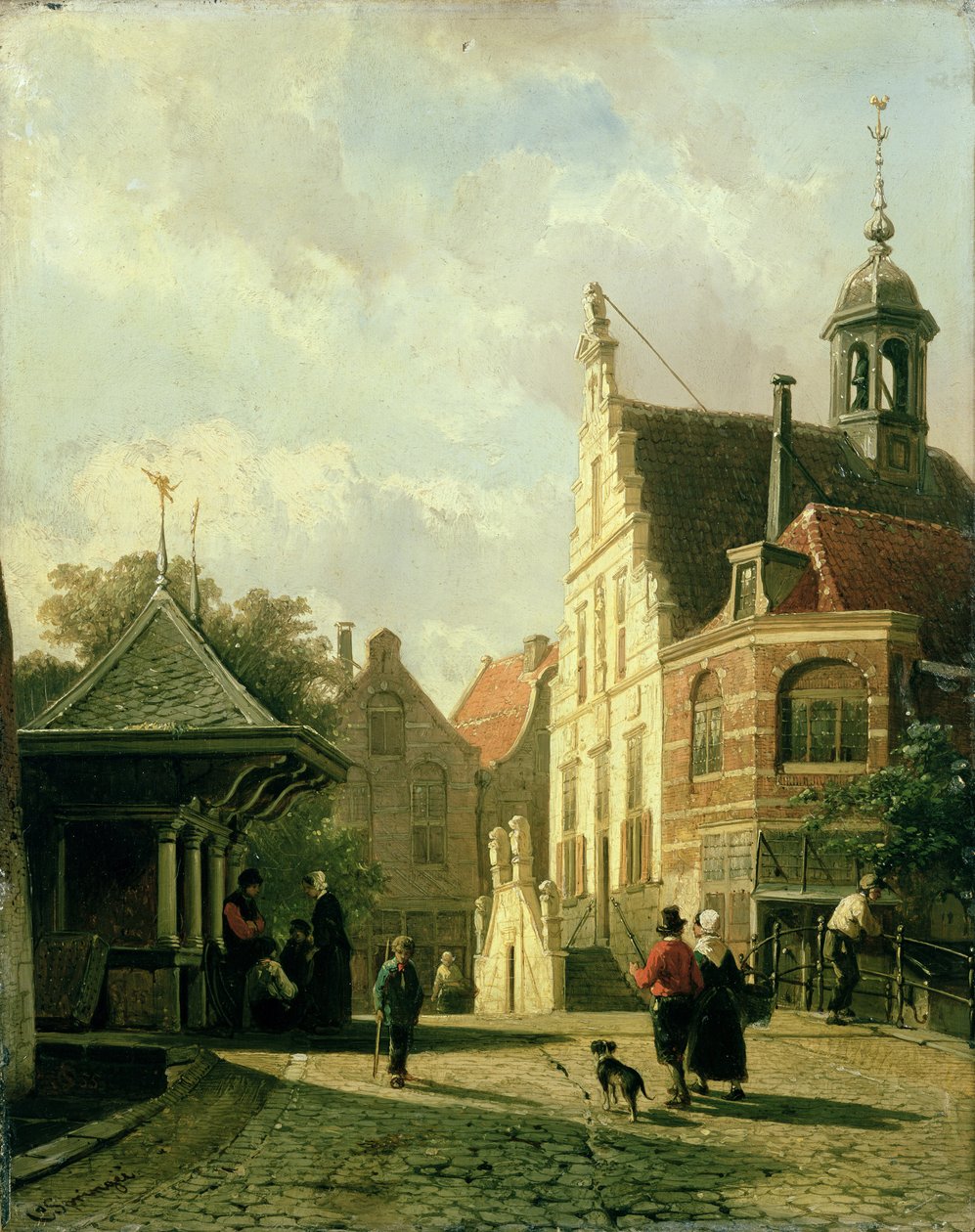 Nieznany obraz autorstwa Cornelis Springer