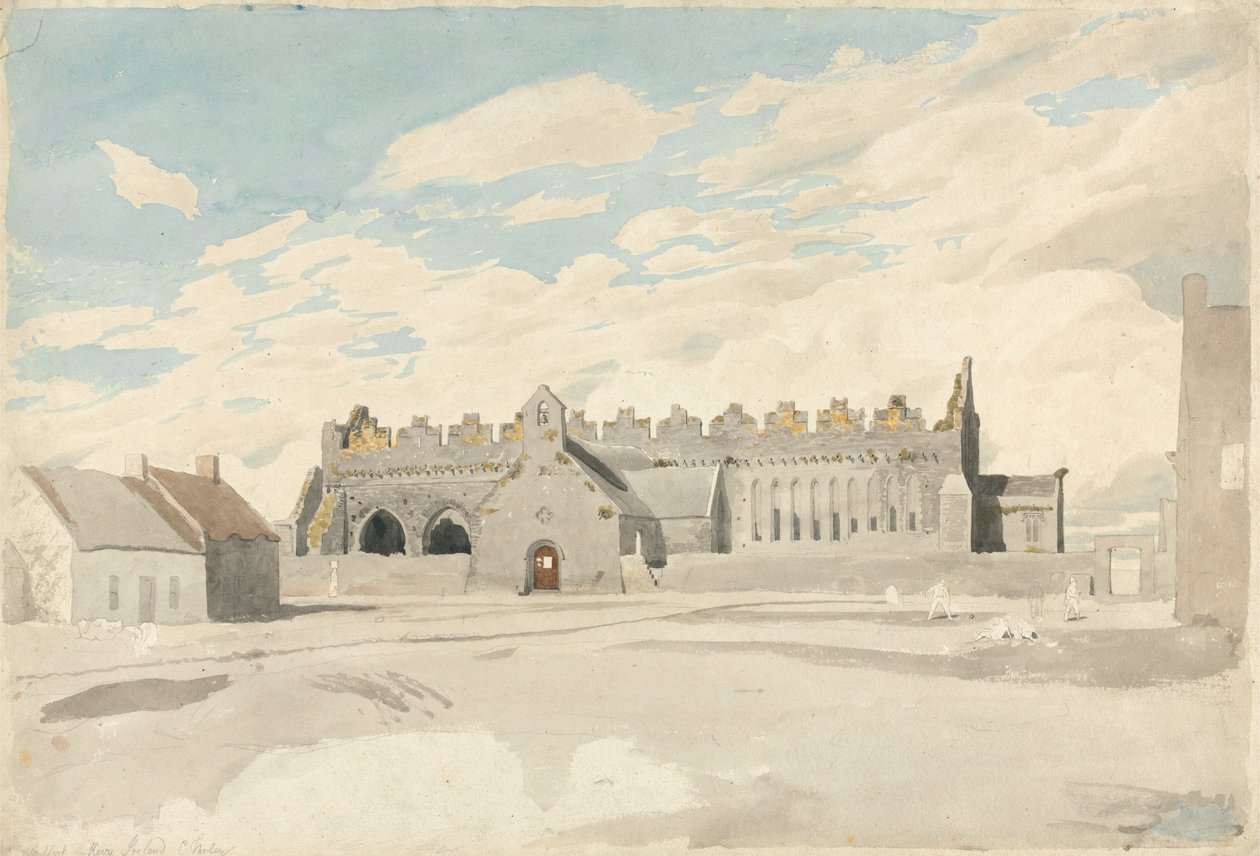 Katedra Ardfert, Kerry, Irlandia autorstwa Cornelius Varley
