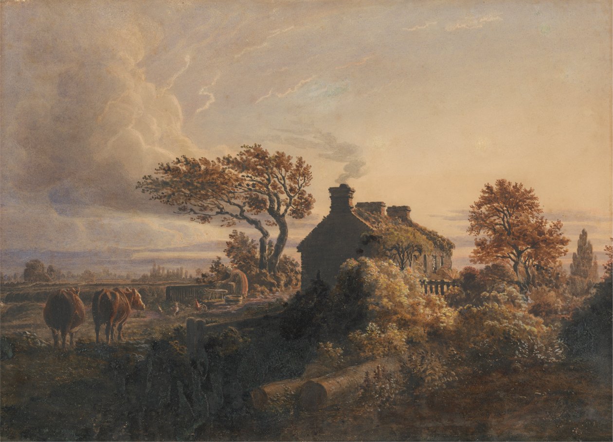 Wieczór autorstwa Cornelius Varley