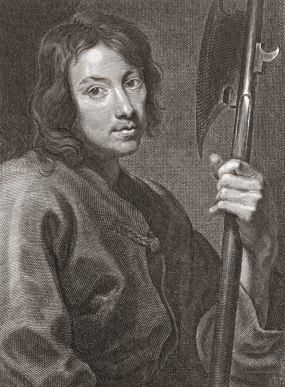 Św. Mateusz lub Mateusz Apostoł. Portret. autorstwa Cornelius van Caukercken