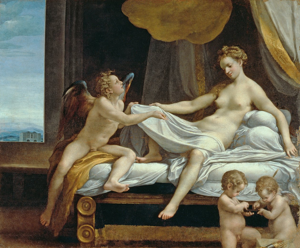 Danae autorstwa Antonio da Correggio