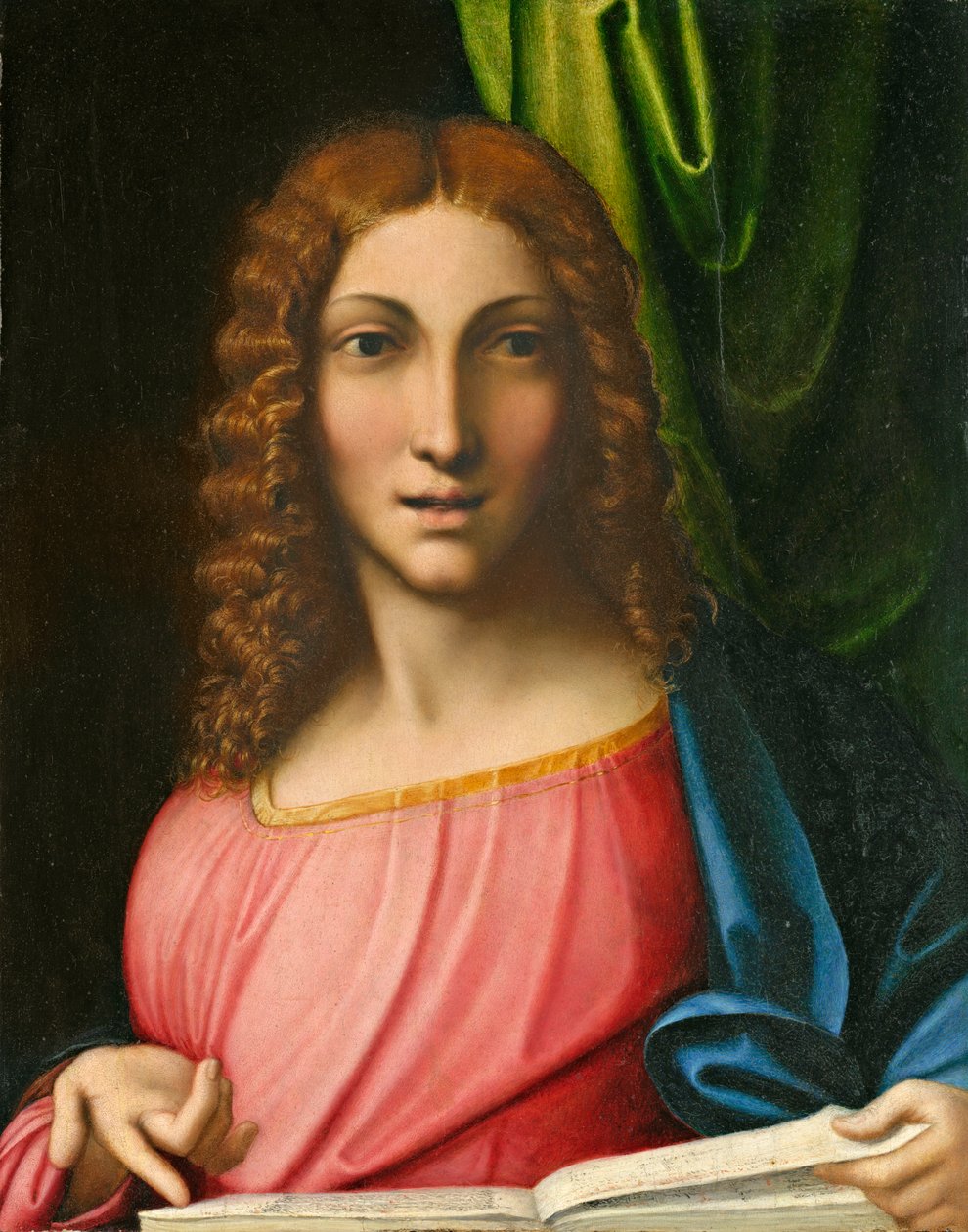 Salvator Mundi, ok. 1515 autorstwa Antonio da Correggio