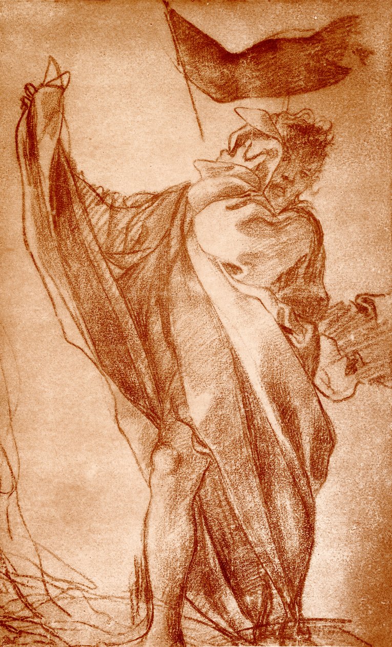 Projekt na figurę apostoła dla kopuły katedry w Parmie autorstwa Antonio da Correggio