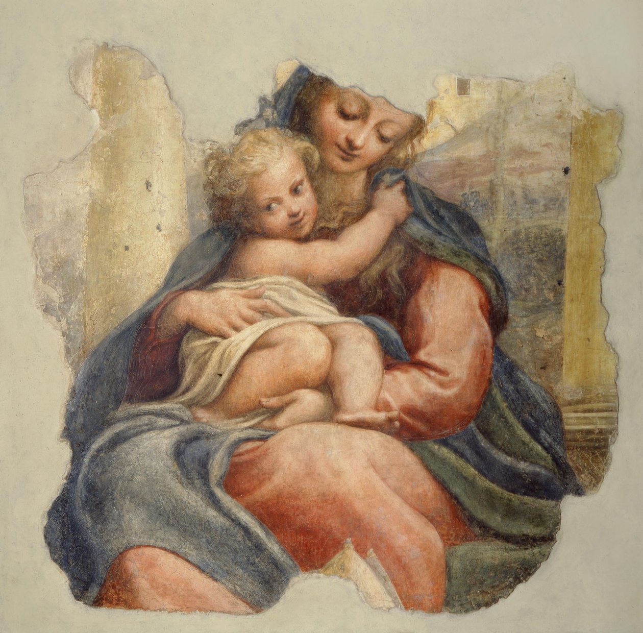 Madonna della Scala, ok. 1524 autorstwa Correggio