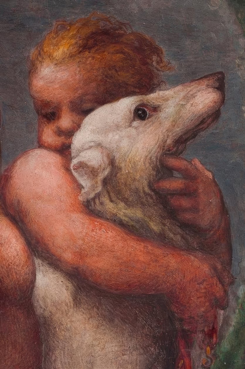 Parma, Camera di San Paolo, Putto autorstwa Antonio da Correggio