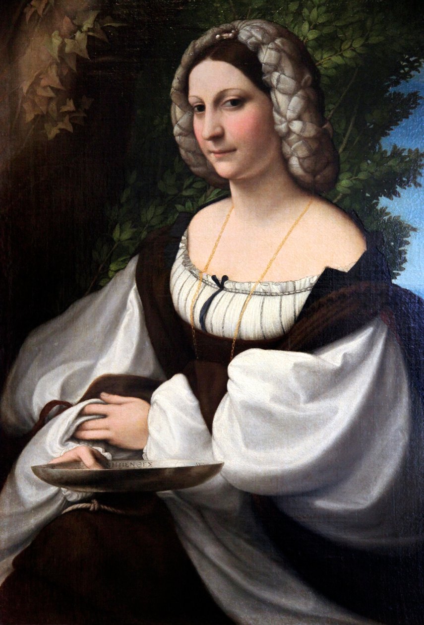 „Portret kobiety”, c1518 autorstwa Correggio