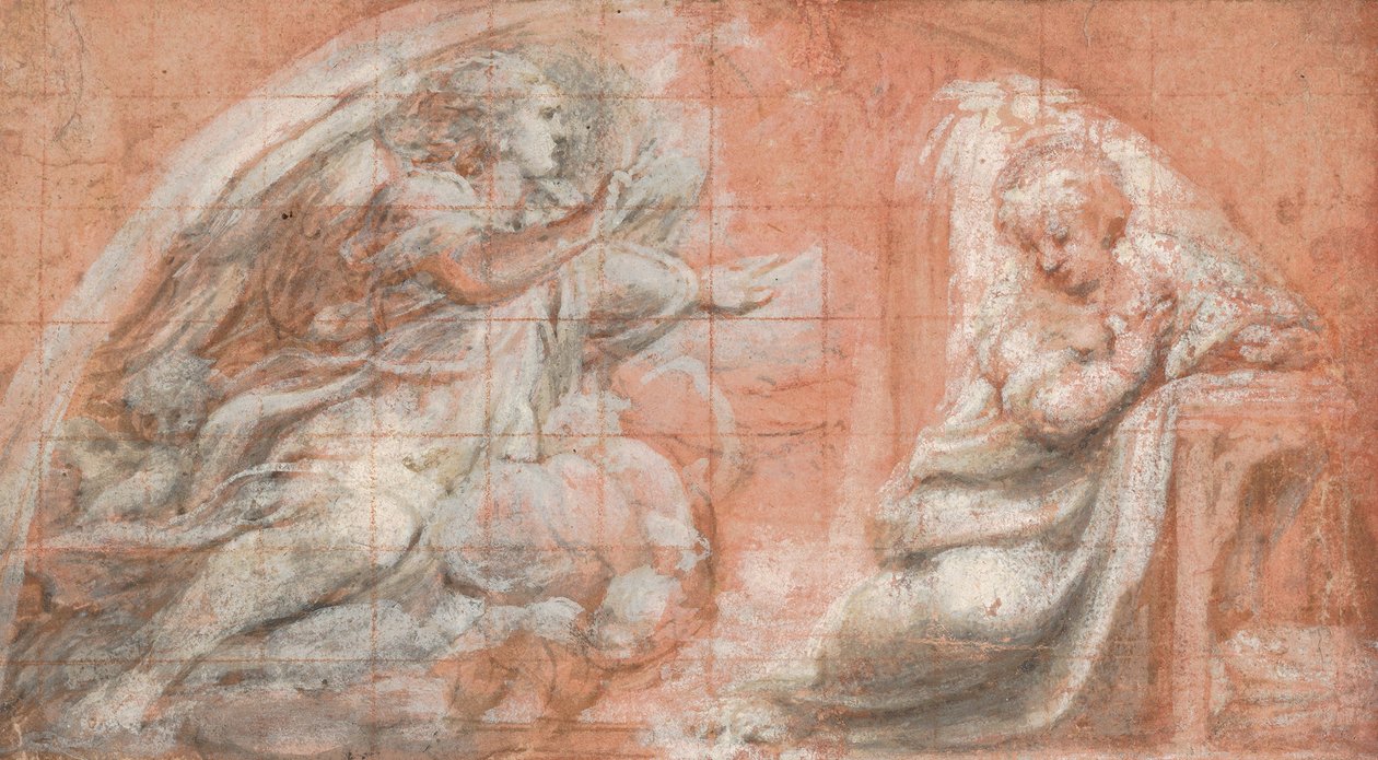 Zwiastowanie, ok. godz. 1522-25. autorstwa Correggio