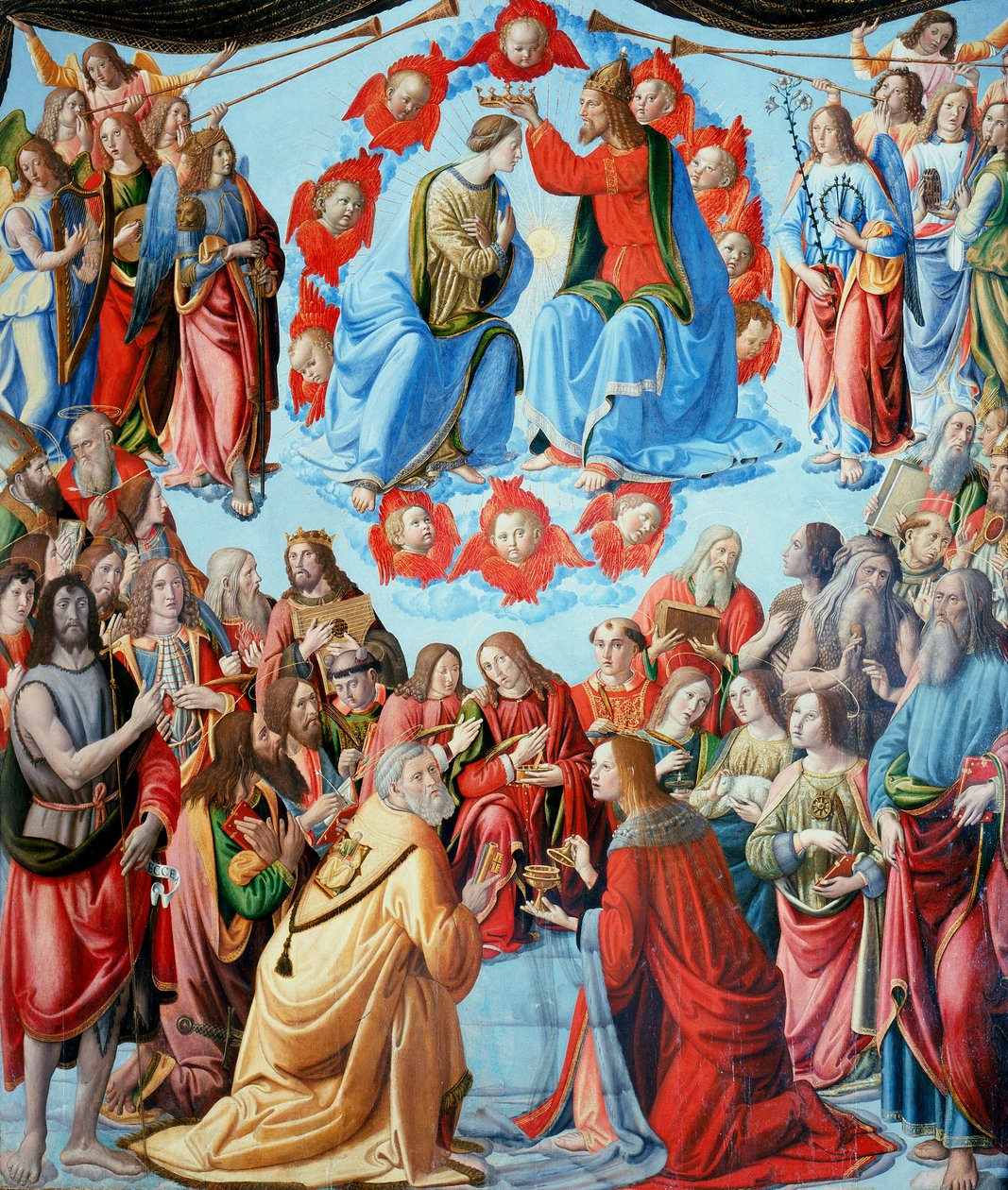 Koronacja Dziewicy autorstwa Cosimo Rosselli