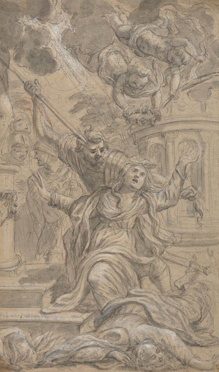 Męczeństwo dwóch świętych kobiet, 1625-1704. autorstwa Cosimo Ulivelli
