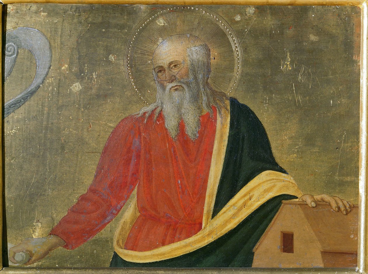 Noah Predella Panel Ołtarza. autorstwa Cosimo di Lorenzo Rosselli
