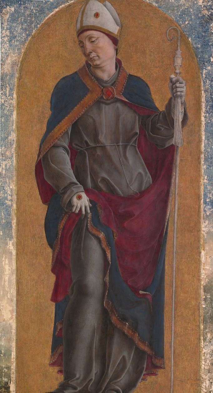Św. Ludwik z Tuluzy, 1484. autorstwa Cosmè Tura
