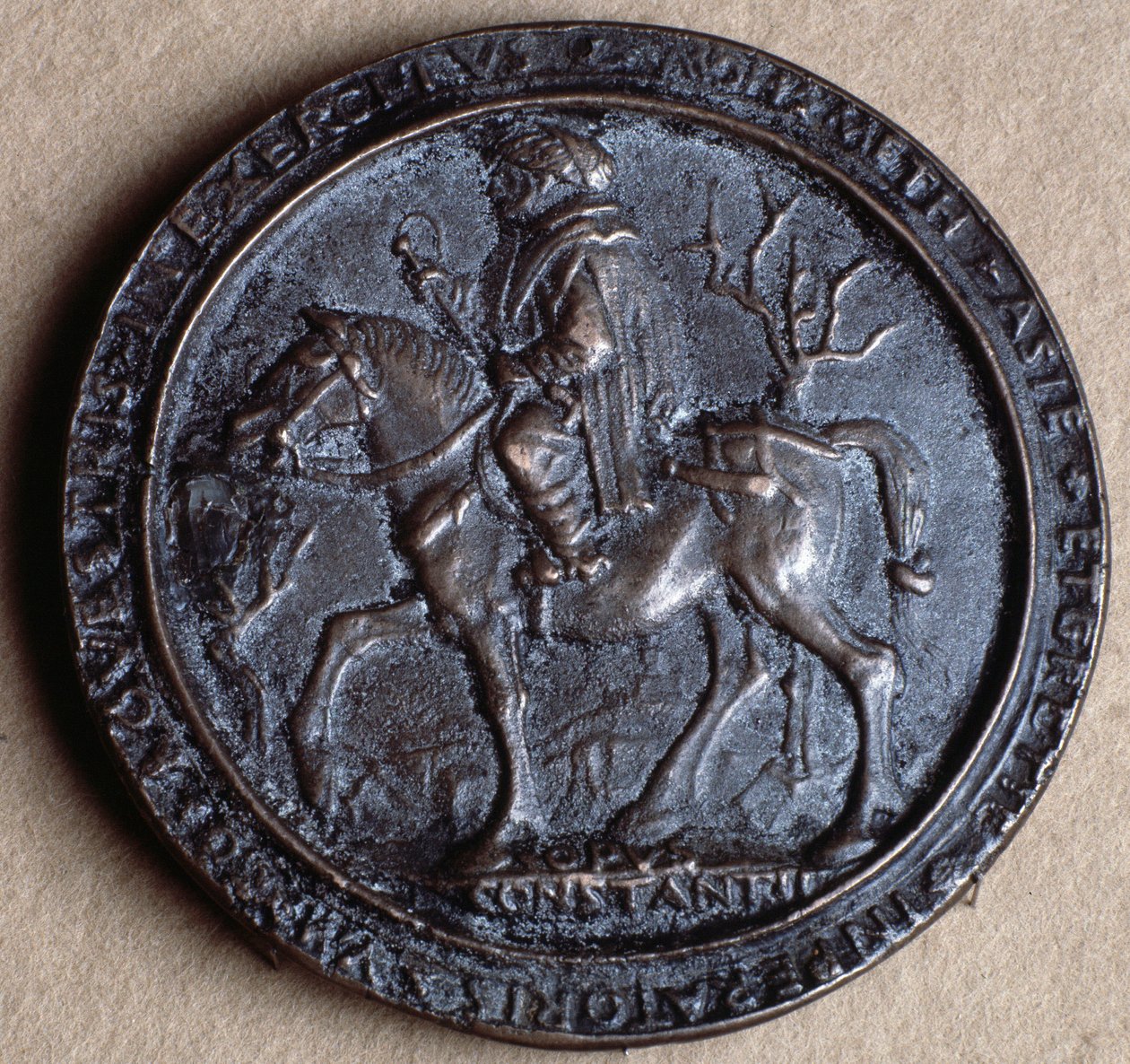 Mehmet II Zdobywca (brązowy medal) autorstwa Costanzo da Ferrara