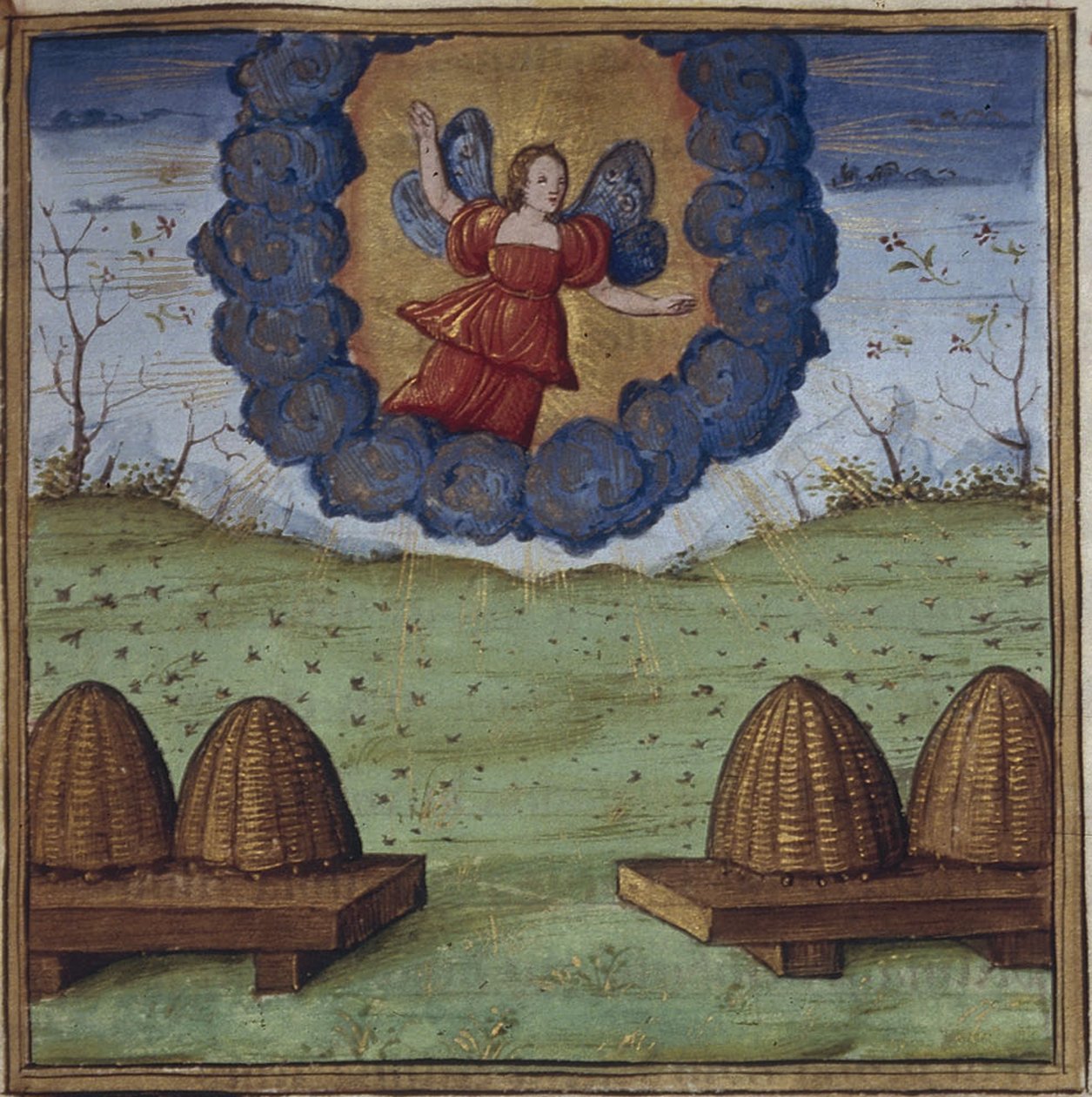 Ilustracja do Georgik autorstwa Wergiliusza, 1450-1499 autorstwa Coëtivy Master
