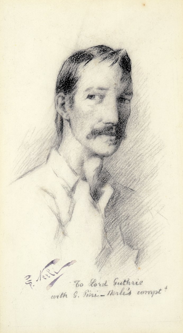Robert Louis Stevenson, 1892 autorstwa Count Girolamo Pieri Nerli