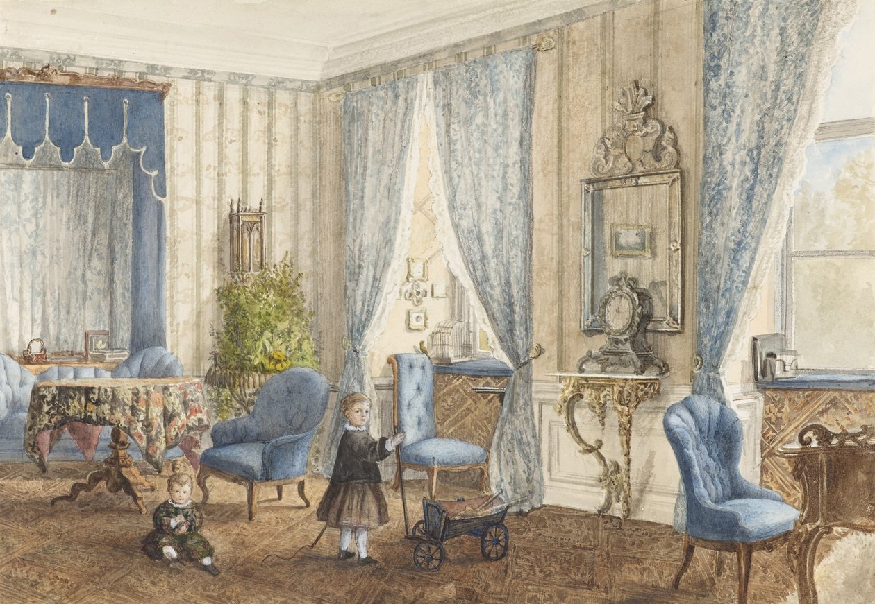 Salon Siebleben, niedaleko Gotha, Niemcy autorstwa Countess Schoenberg
