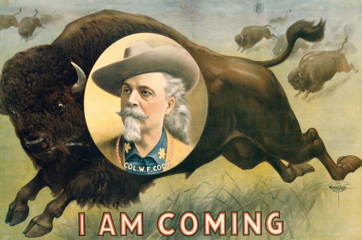 Buffalo Bill autorstwa Courier Lithography Company
