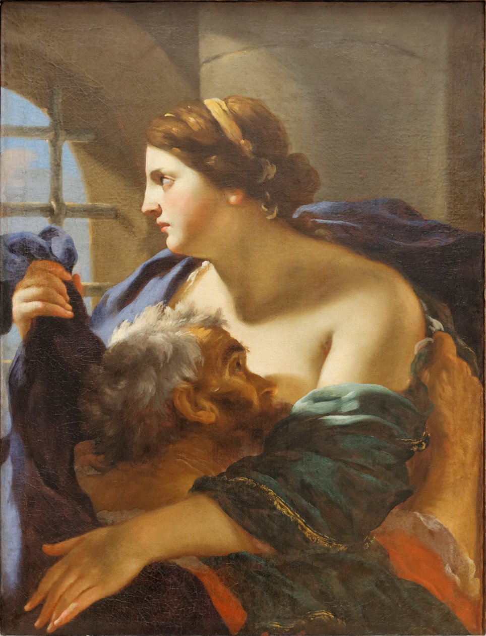Roman Charity by Mellin Louvre RF 1985-81 n01 autorstwa Coyau