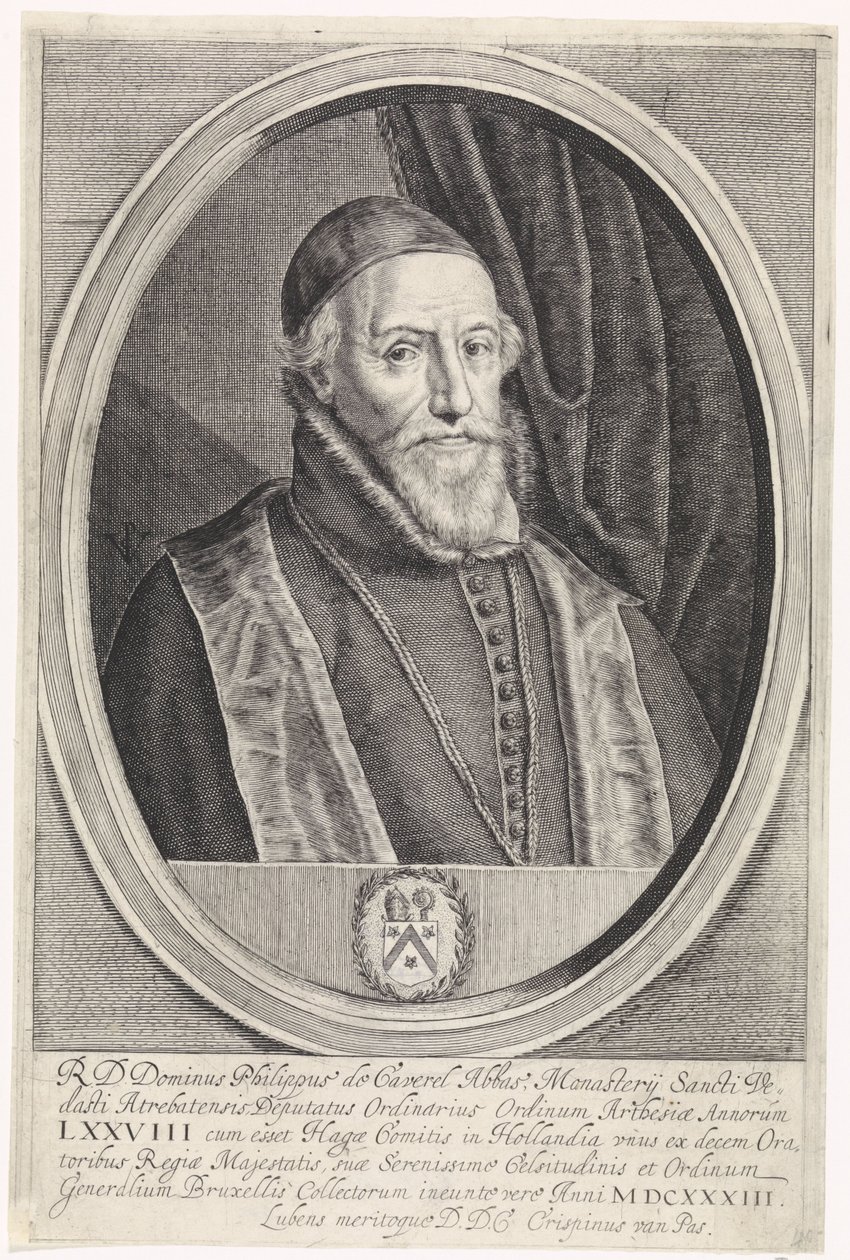Portret Filipa de Caverel autorstwa Crispijn van de Passe