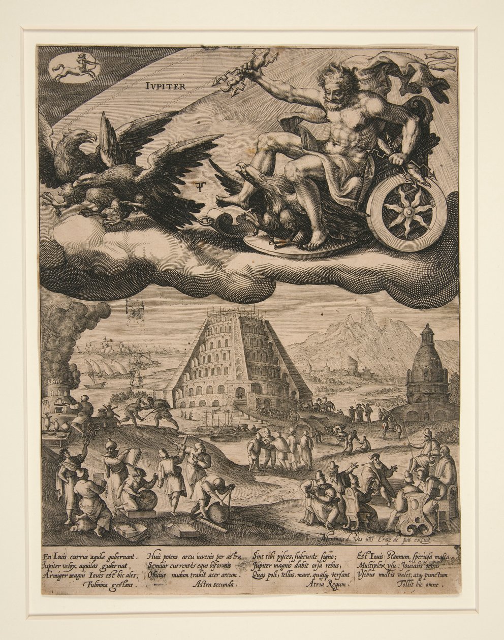 Jowisz z serii Siedem planet autorstwa Crispijn de Passe the Elder
