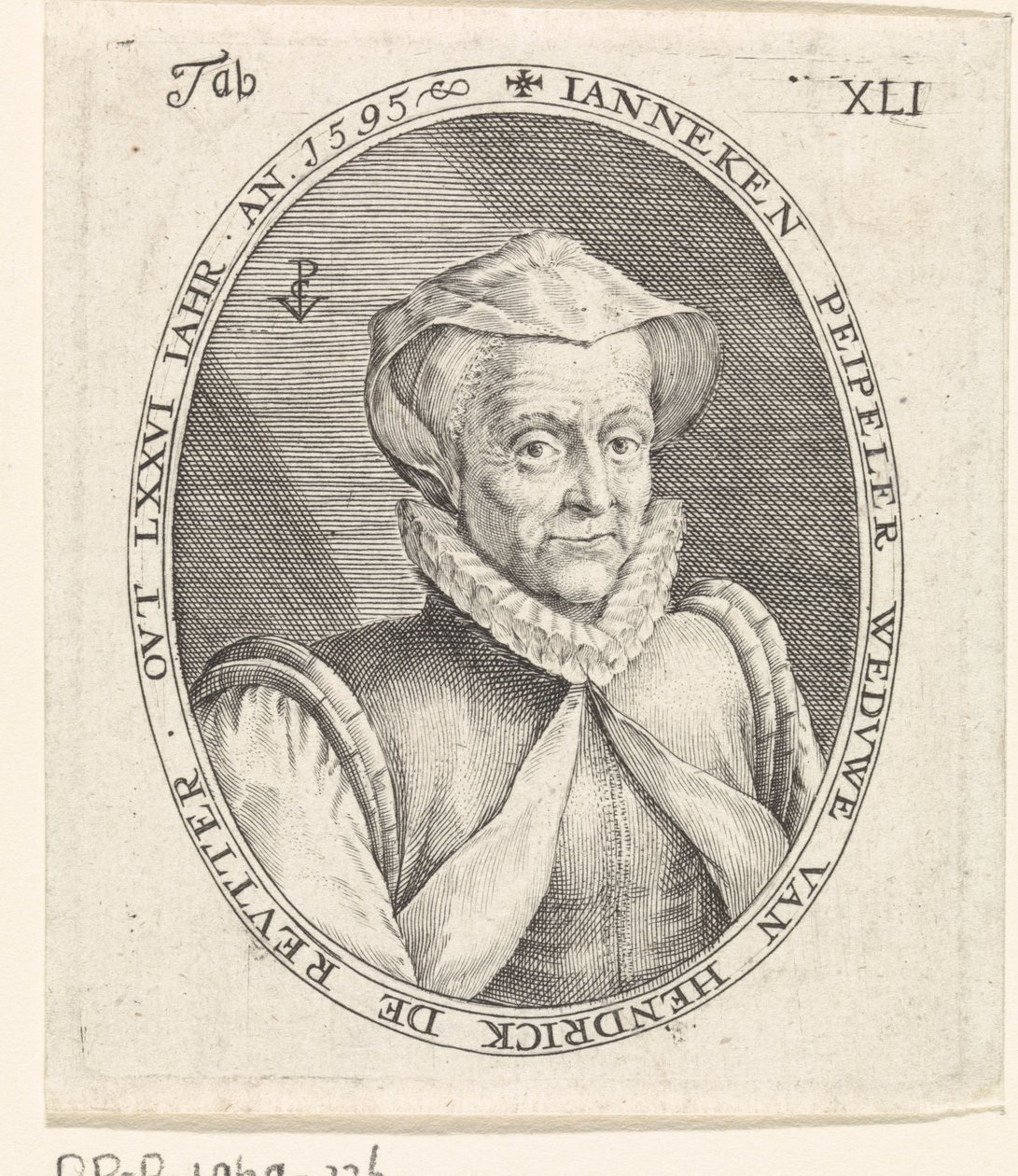 Portret Janneke Peipeller autorstwa Crispijn van de Passe (I)