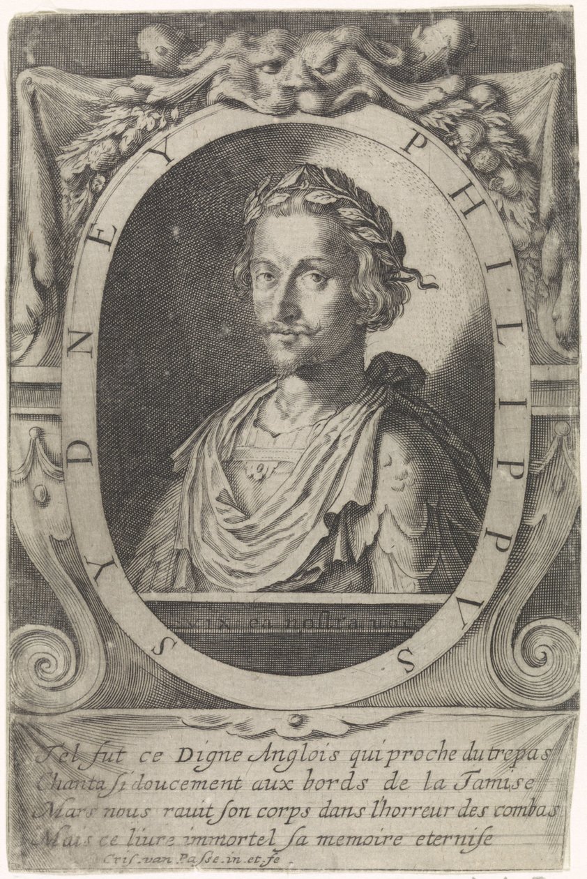 Portret Philipa Sydneya autorstwa Crispijn van de Passe (I)