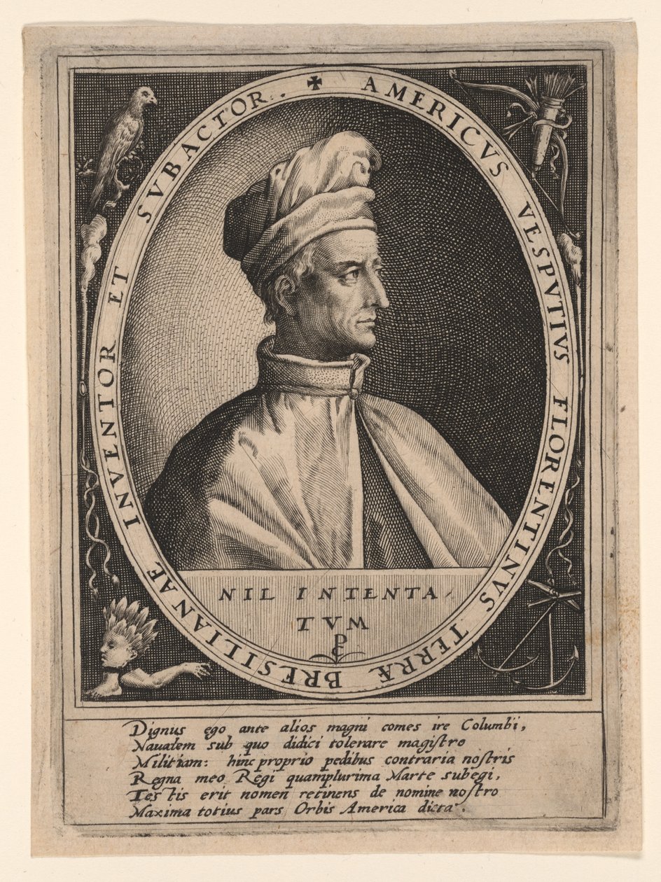 Amerigo Vespucci autorstwa Crispijn van de Passe I