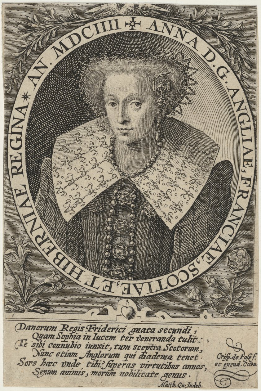 Anna Angielska autorstwa Crispijn van de Passe I