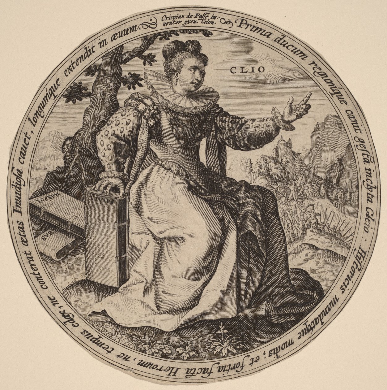 Historia autorstwa Crispijn van de Passe I