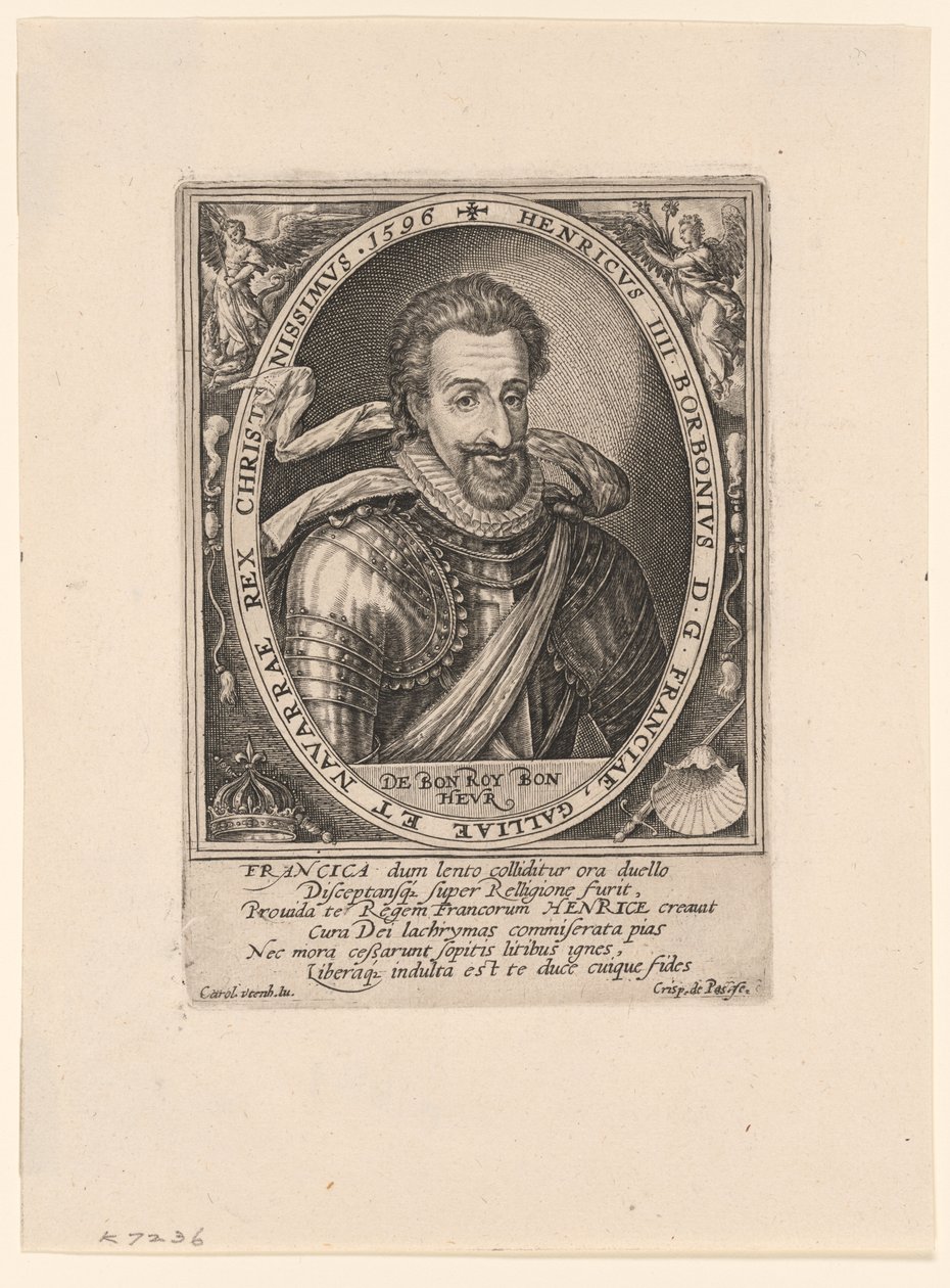 Henryk IV, król Francji autorstwa Crispijn van de Passe I