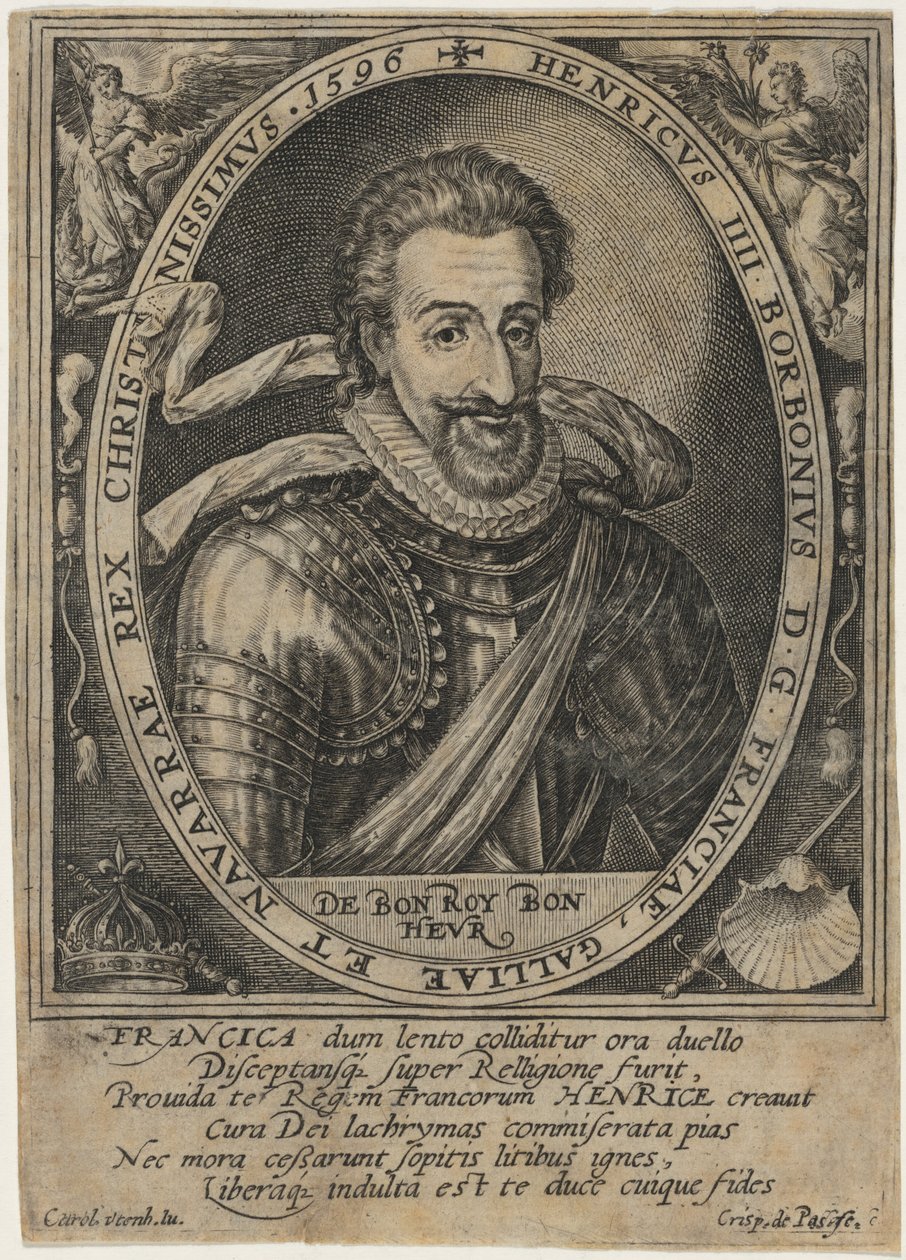 Henryk IV, król Francji autorstwa Crispijn van de Passe I