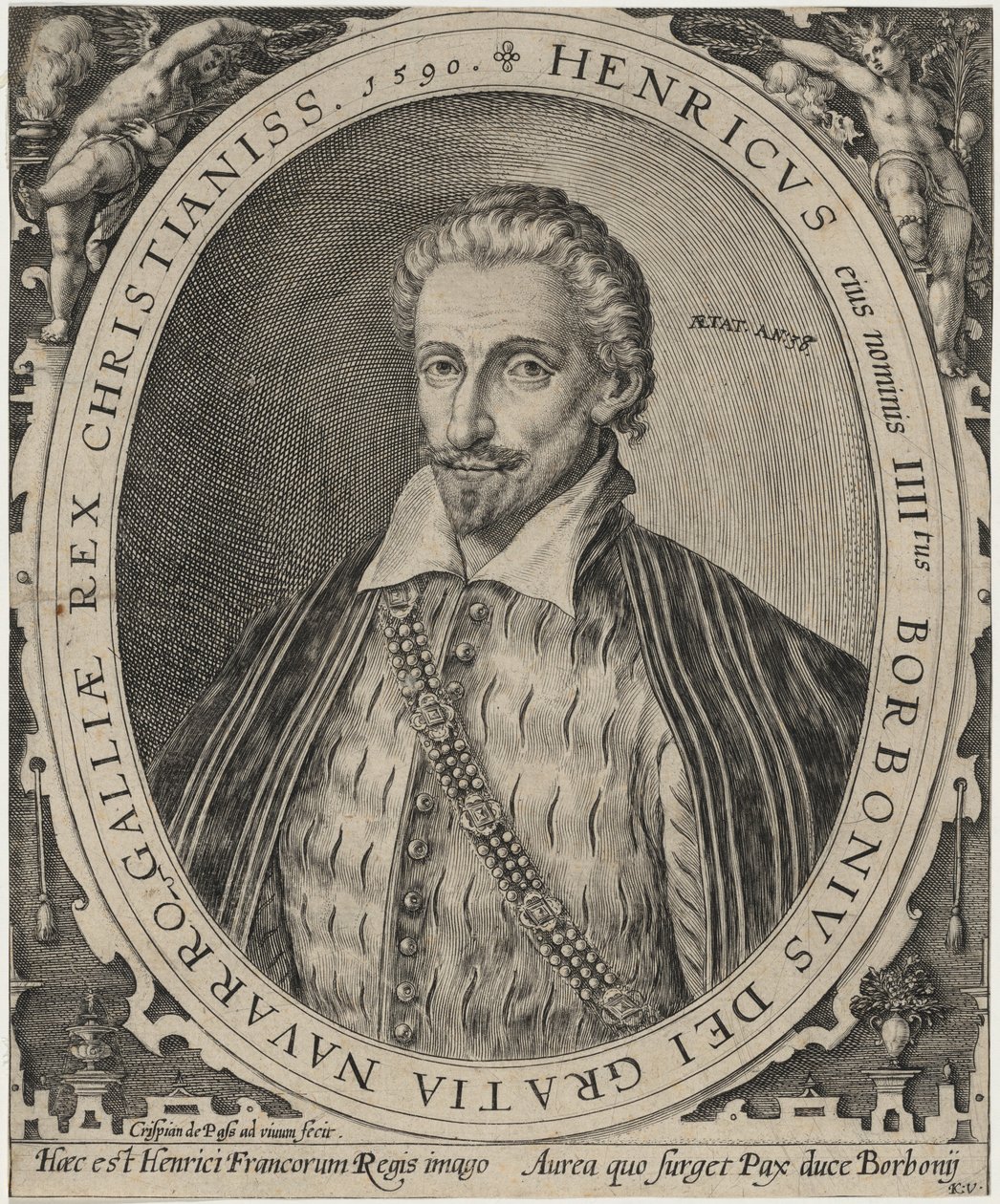 Henryk IV, król Francji autorstwa Crispijn van de Passe I