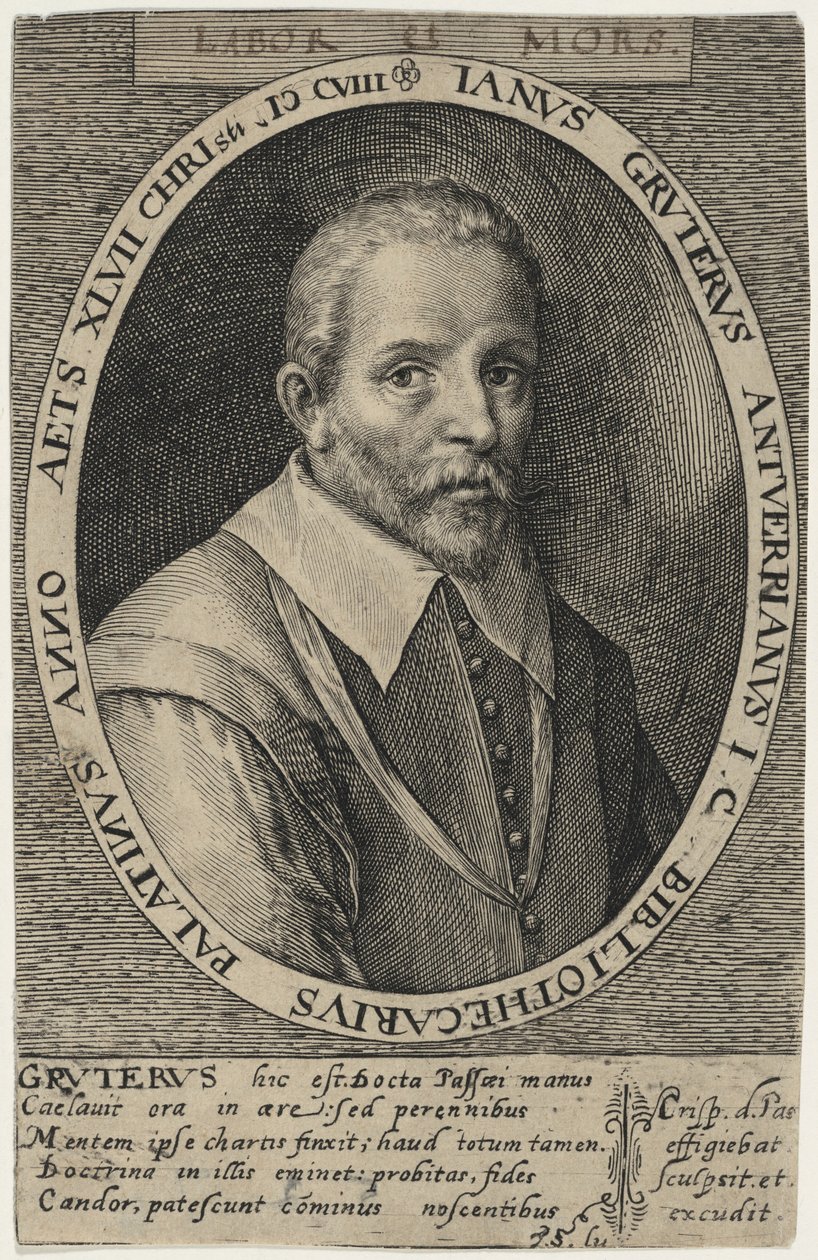 Jan Gruter autorstwa Crispijn van de Passe I